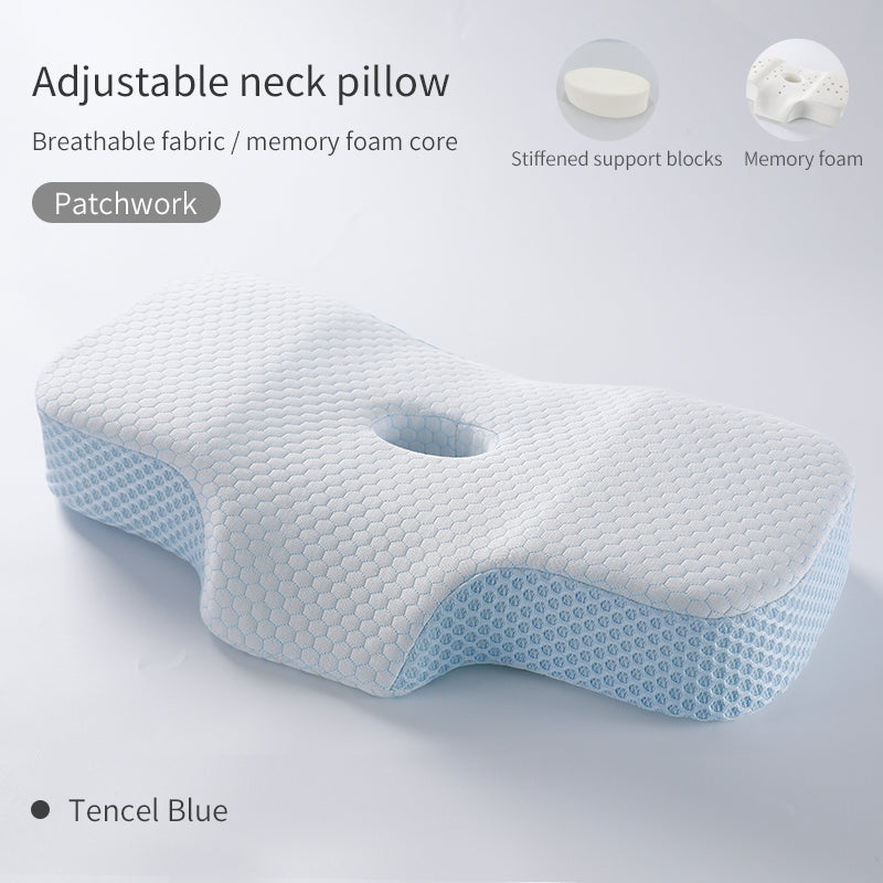 Adjustable Memory Foam Neck Pillow