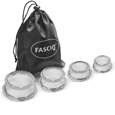 FASCIQ Silicon Cupping Set - 4 Sizes