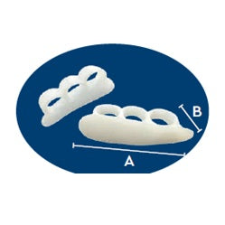 Hammertoe Separators with Protective Gel - Pair