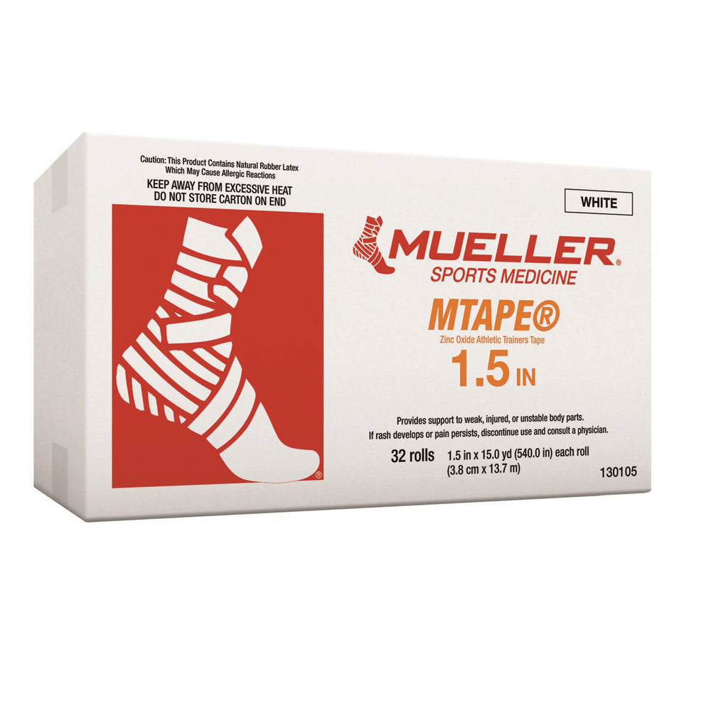 MUELLER MTape Nastro Atletico Non Elastico, 3,8 Cm X 13,7 M, Colore Arancione, Per Fissaggio E Supporto Muscolare, Taping Sportivo, Protezione Escursioni