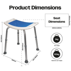 Shower Stool with Seat Padding