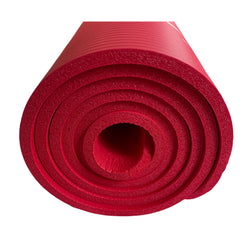 Red Pilates Mat & Bag - 180 x 60 x 10mm