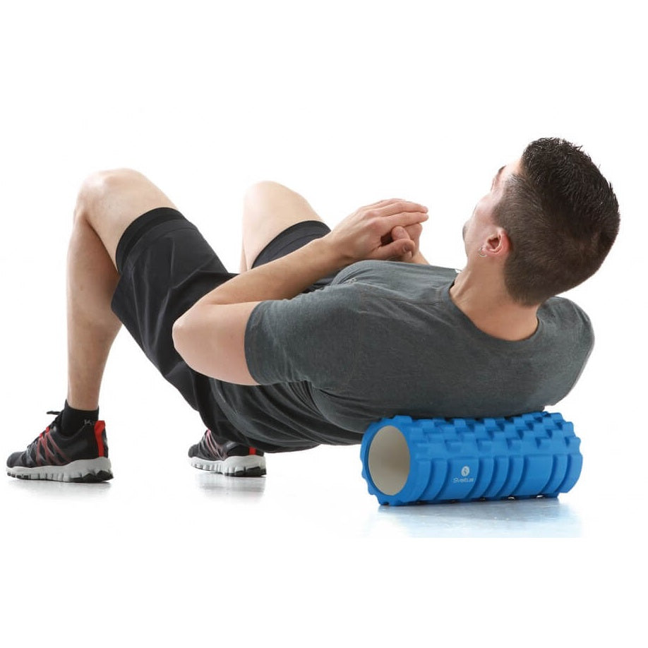 Blue Grid Foam Roller