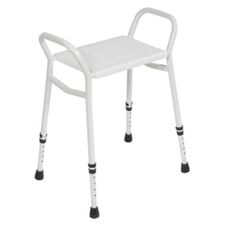 Height Adjustable Shower Stool with Armrests