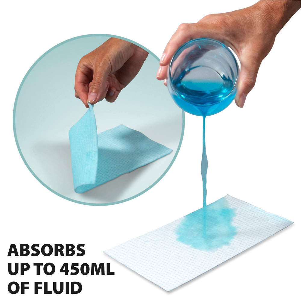 Commode Liners with Absorbent Pads - Box of 50