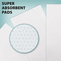 Commode Liners with Absorbent Pads - Box of 50