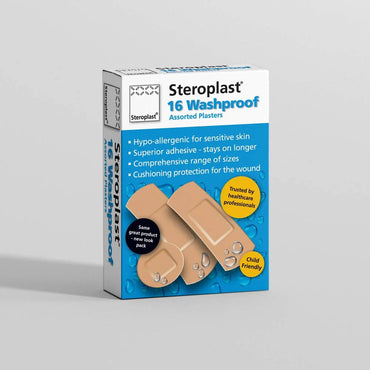 Washproof Assorted Plasters | 16 Plasters