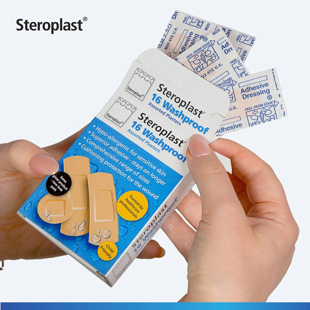 Washproof Assorted Plasters | 16 Plasters