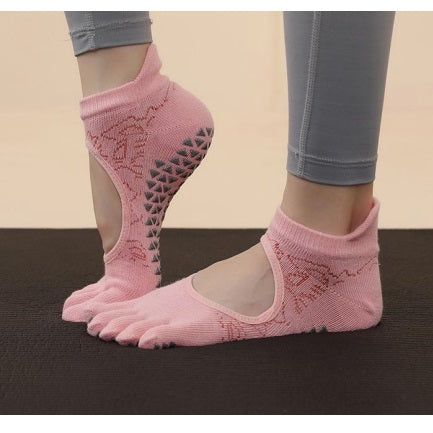 Pink Yoga Socks