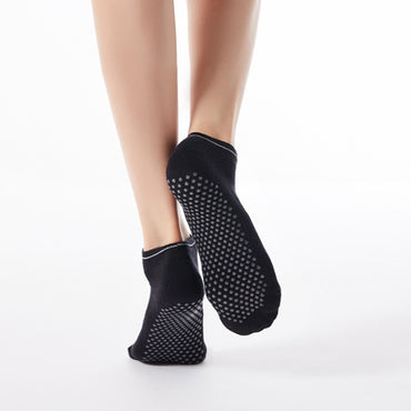 Premium Non Slip Yoga Socks - Black