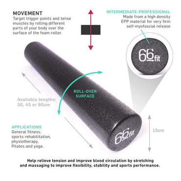 Black Massage Foam Roller