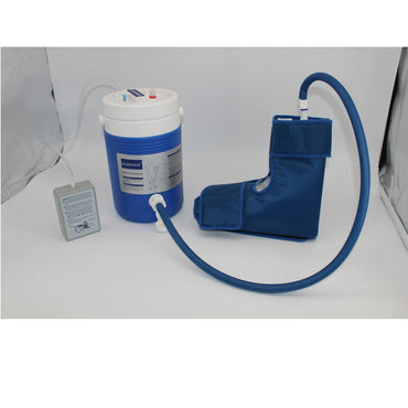 Ankle Cold Compression System with Pump