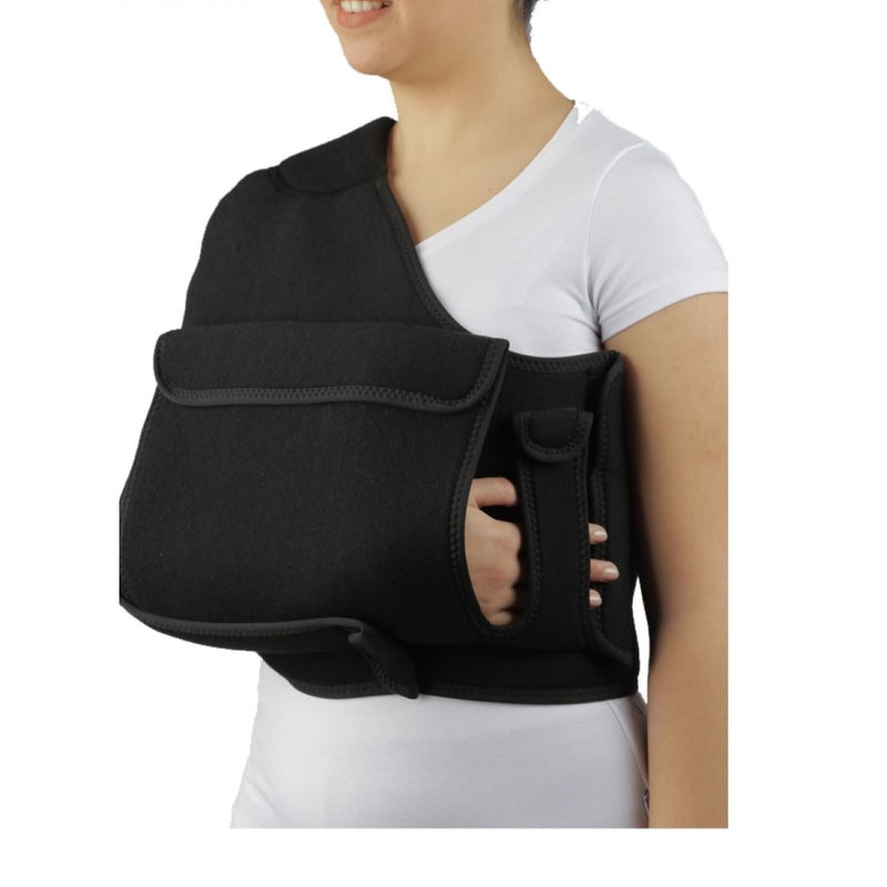 Adjustable Chest Brace Support Vest+Corset Belt Providing Pressure Relief  for Back, Shoulder,Black-3X