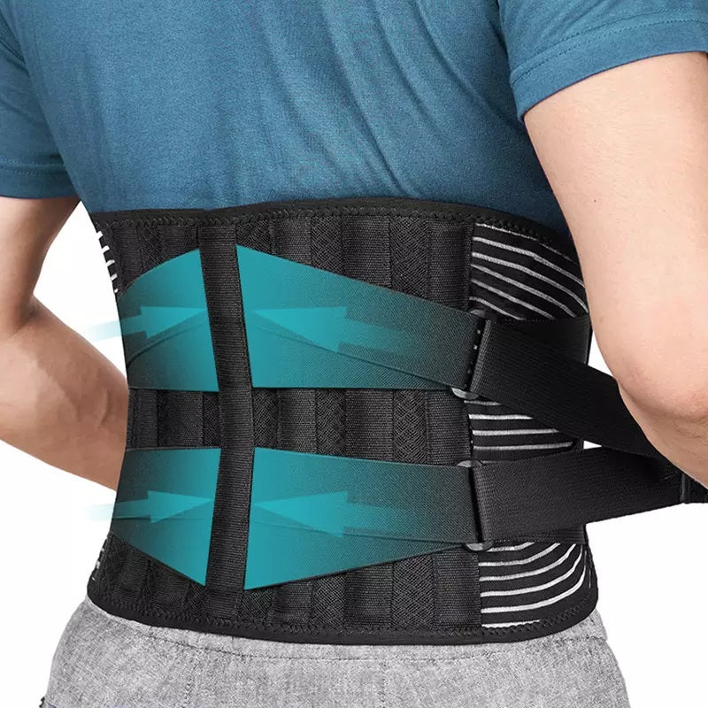 Hemmka Health Back Brace with Power Straps – Physiosupplies