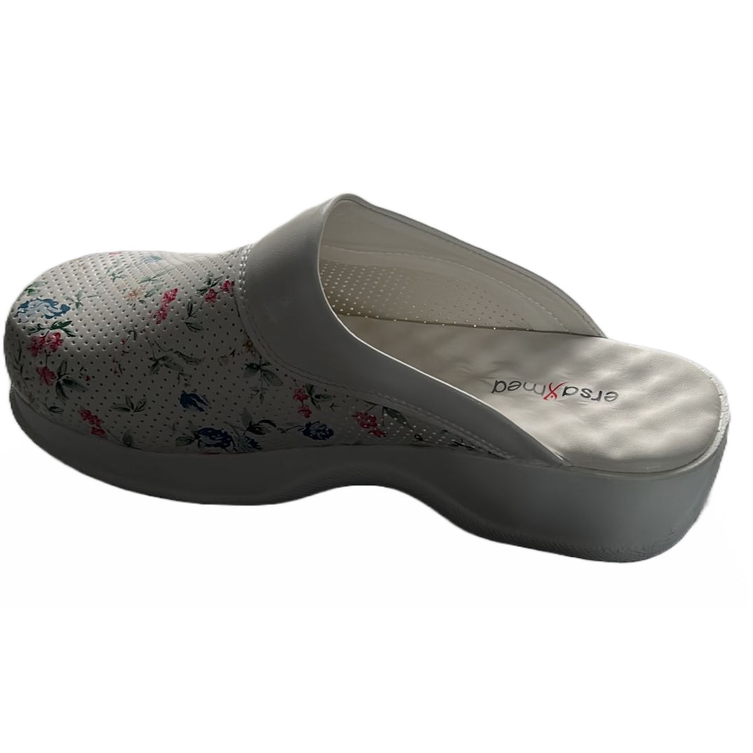 Medical Slippers with Flowers