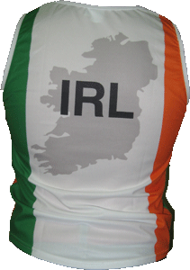 Irish Flag Running Singlet