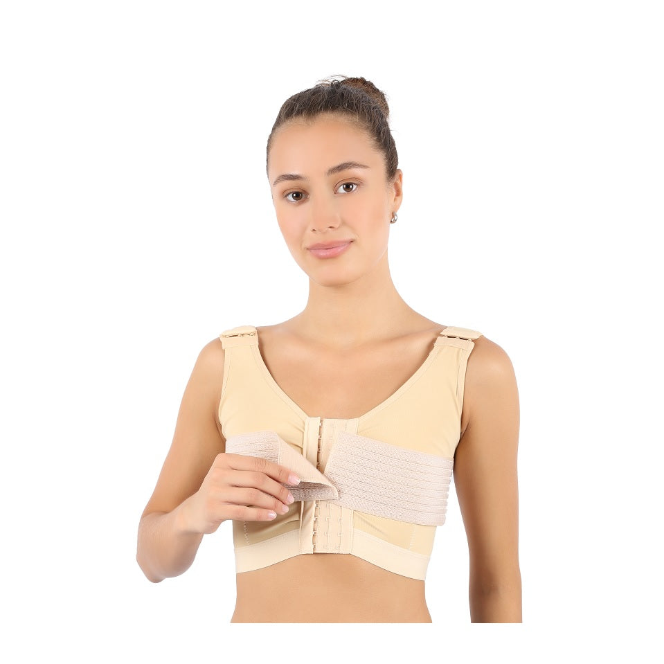 Post-Op Bra with Band - Biege