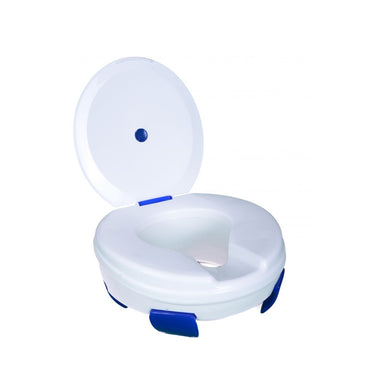 Raised Toilet Seat Cover with Lid